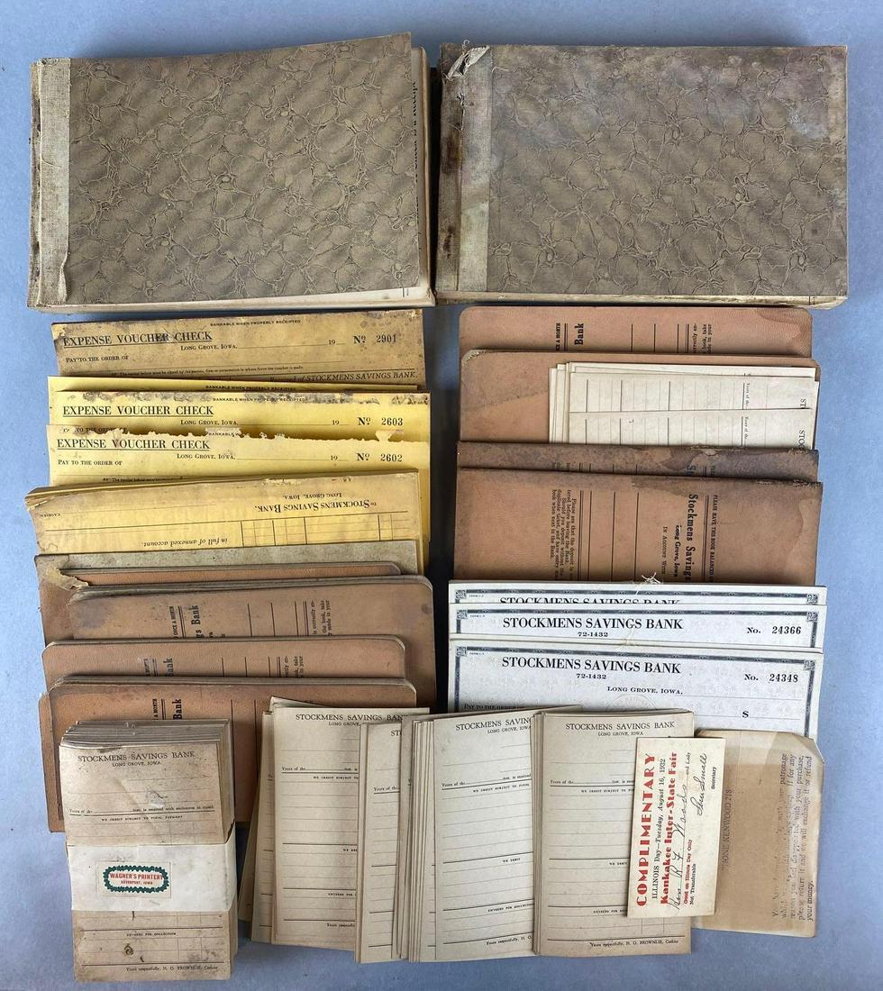 Group of Antique Receipt Books (1 of 4)