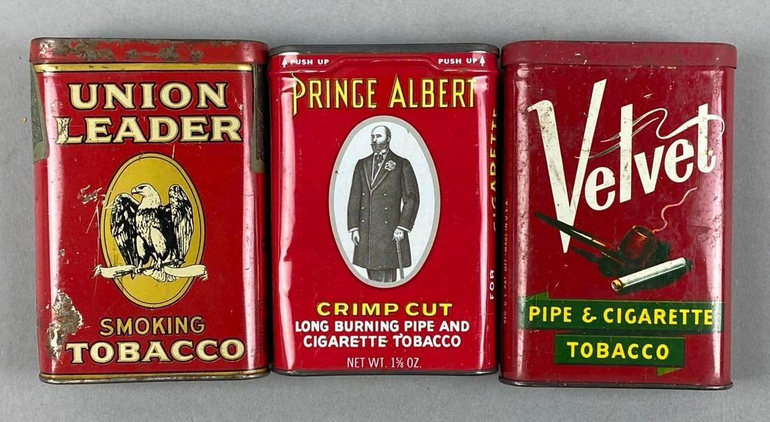 Group of 3 Tobacco Advertising Tins (1 of 2)