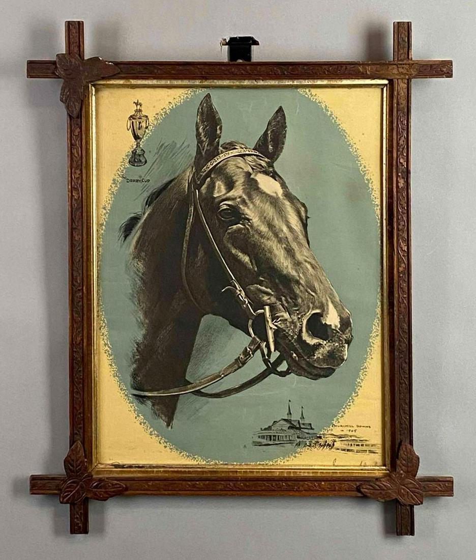 1905 Churchill Downs The Derby Cup Horse Print (1 of 4)