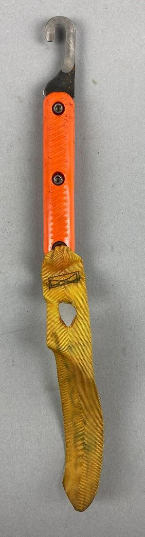 Pilots Parachute Knife: 12 inches long. Marked FM386O