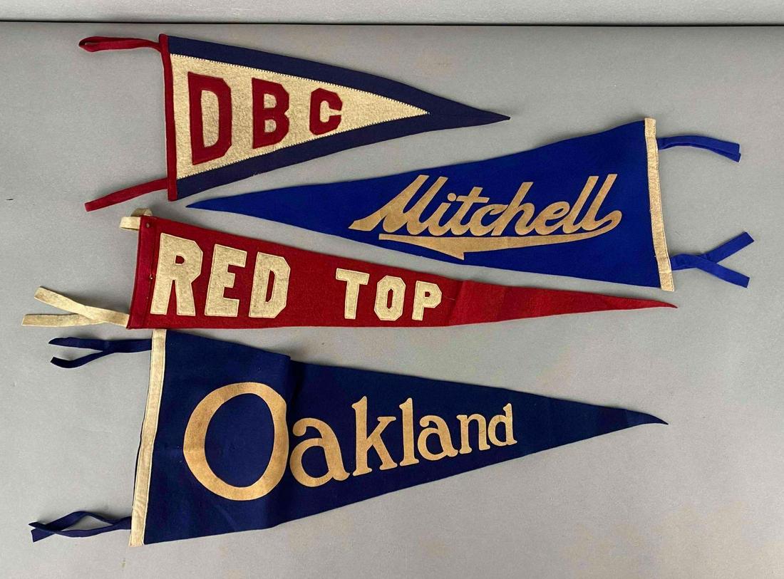 Group of 4 Felt Pennants (1 of 3)