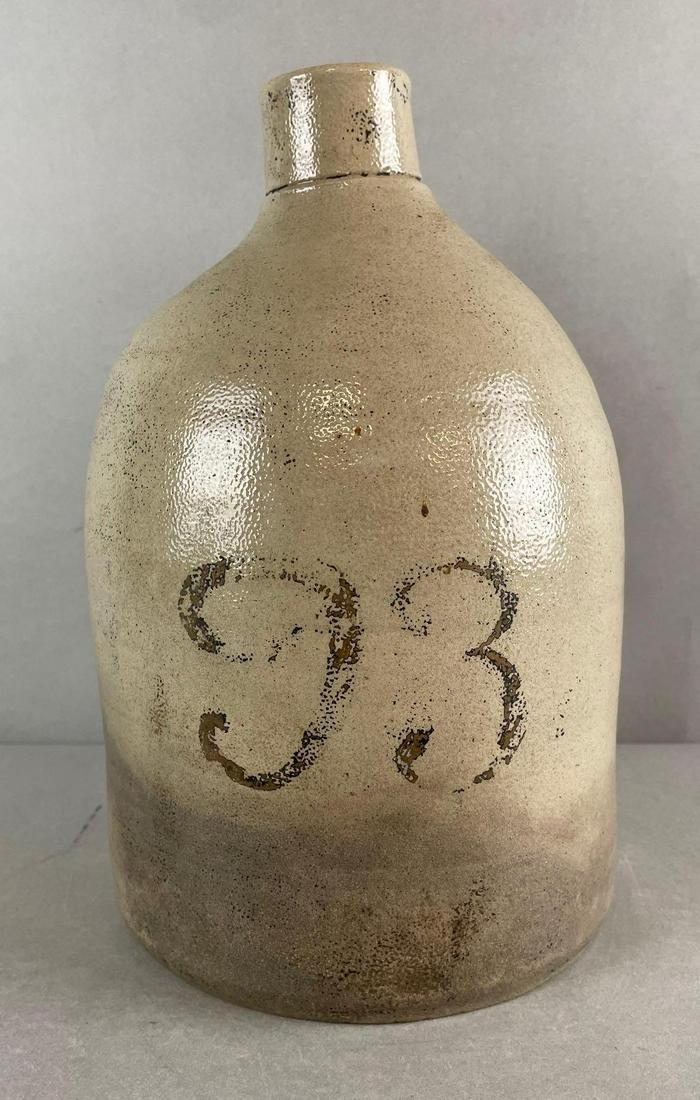 1 Gallon Salt Glaze Stoneware Jug with 93 (1 of 6)