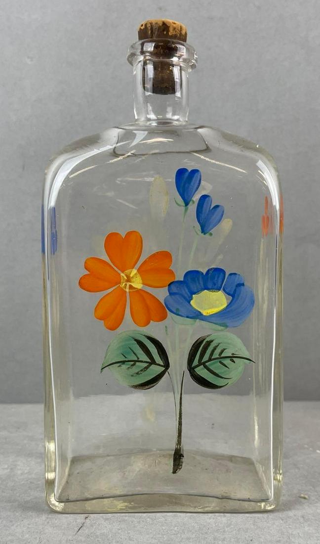 Stiegel Type Enamel Decorated Glass Flask (1 of 5)