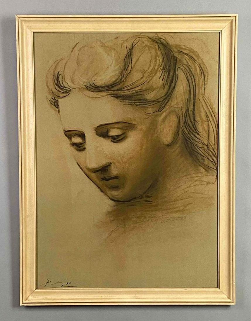 Pablo Picasso Tete de Jeune Femme Art Print (1 of 4)