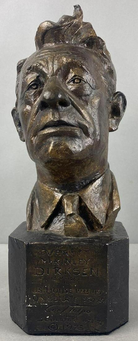 Everett McKinley Dirksen Plaster Head Bust (1 of 7)