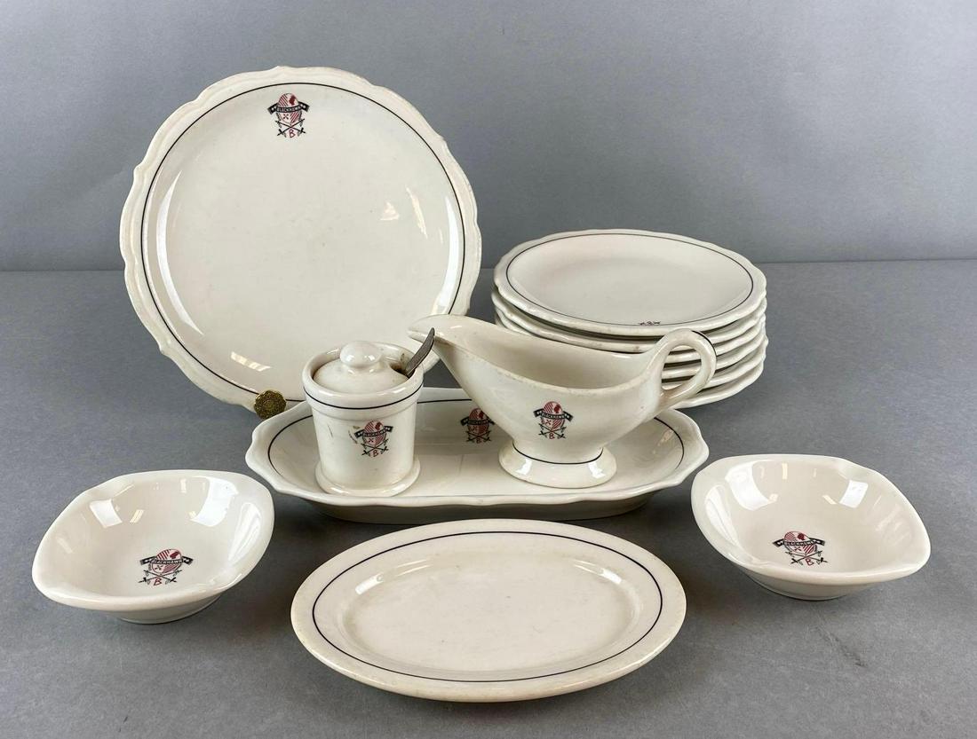 Syracuse China Hotel Blackhawk Porcelain Dish Set (1 of 4)