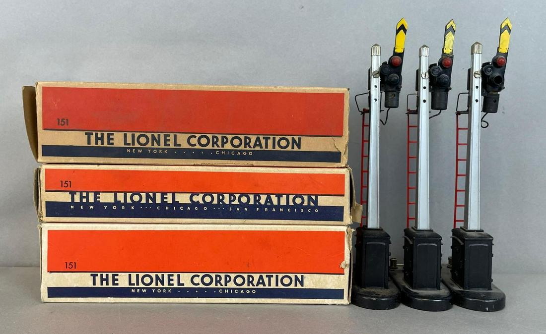 Group of 3 Lionel O Scale No. 151 Semaphores (1 of 4)