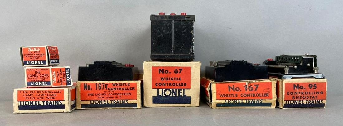 Group of 6 Lionel O Scale Whistle Controllers and More (1 of 3)