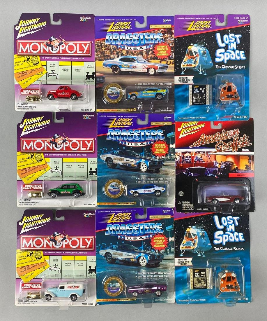 Group of 9 Playing Mantis Johnny Lightning Die-Cast Vehicles (1 of 3)