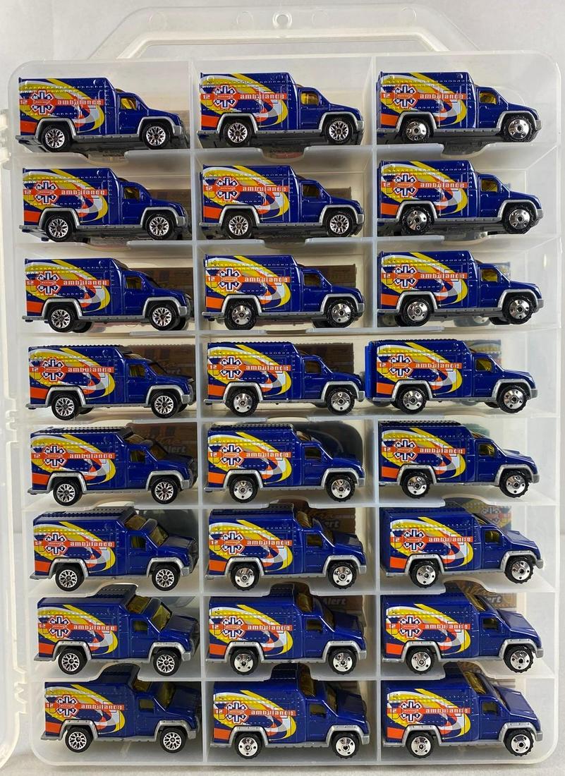 Group of 48 Matchbox Die-Cast Vehicles with Case (1 of 2)