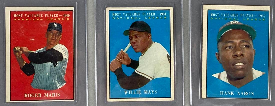 3 -1961 Topps MVP Cards (1 of 5)
