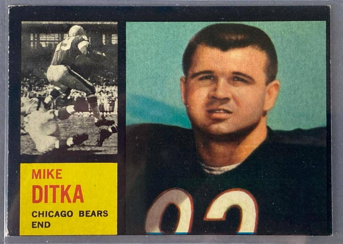 1962 Topps Mike Ditka #17 - Rookie (1 of 3)