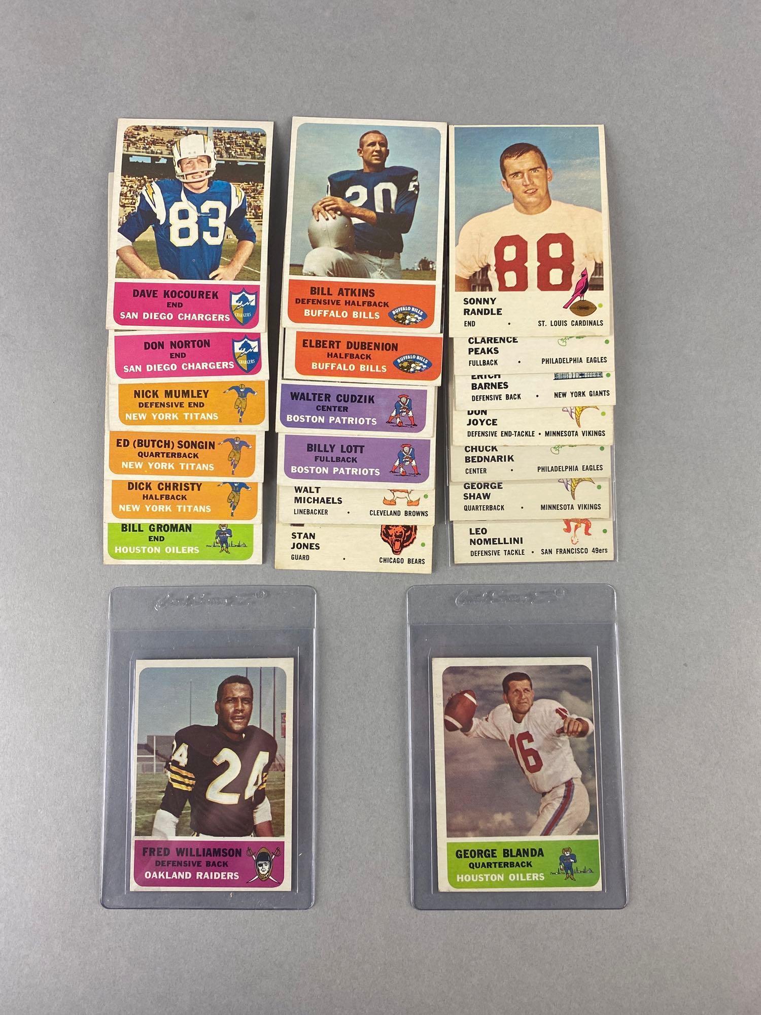 21 - 1961-22 Fleer  Football Cards with HOFs, Stars and Rookies (1 of 3)