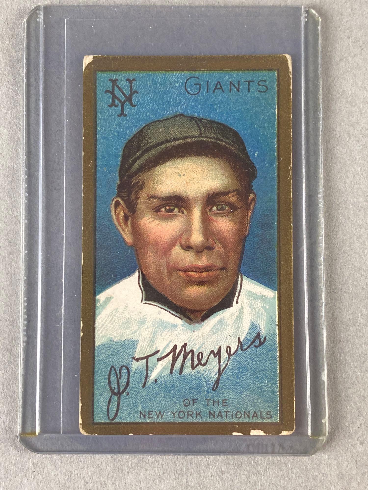 1911 T205 Gold Border J.T. Meyers (Chief) (1 of 2)