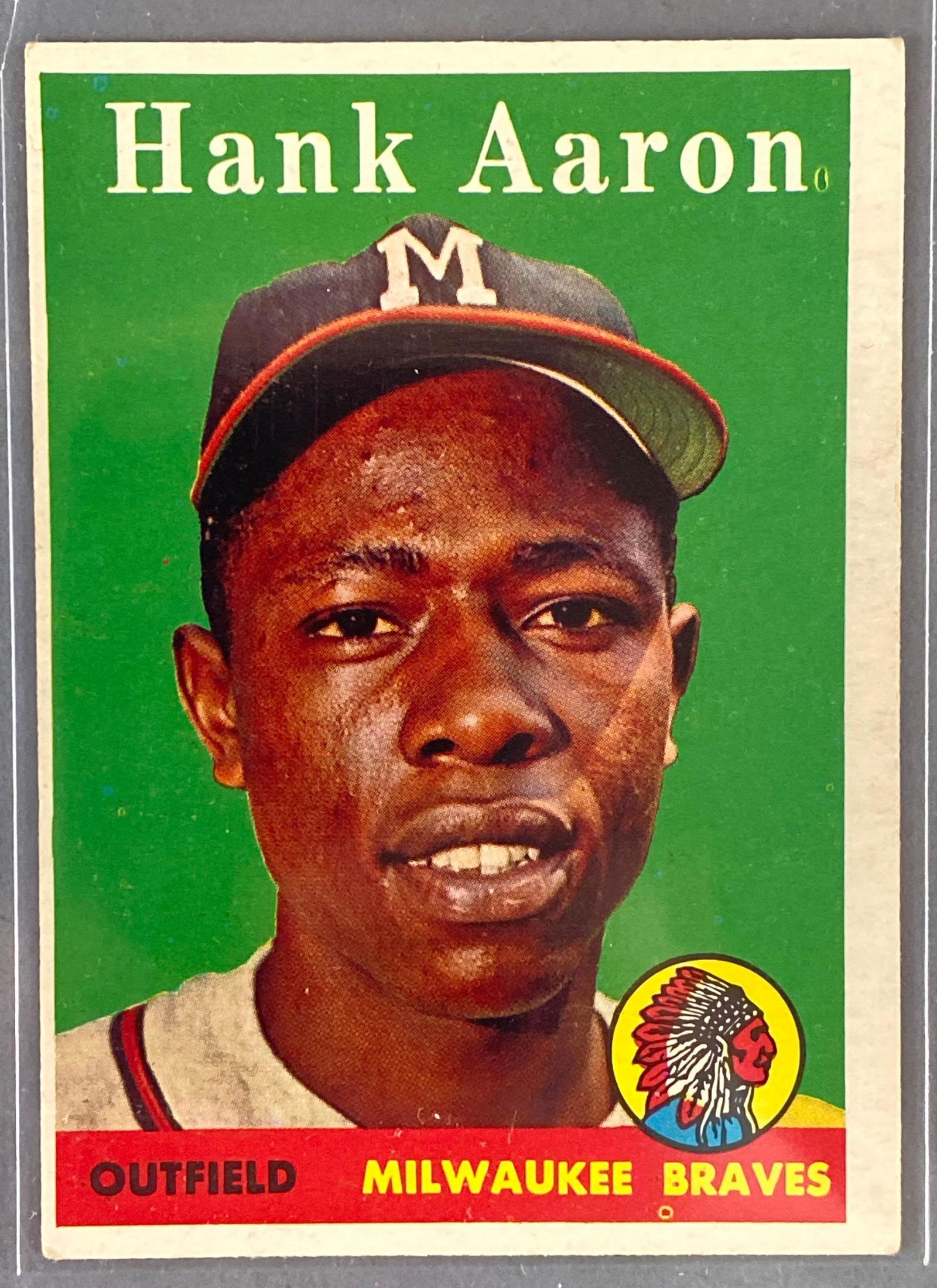 1958 Topps Hank Aaron #20 (1 of 2)
