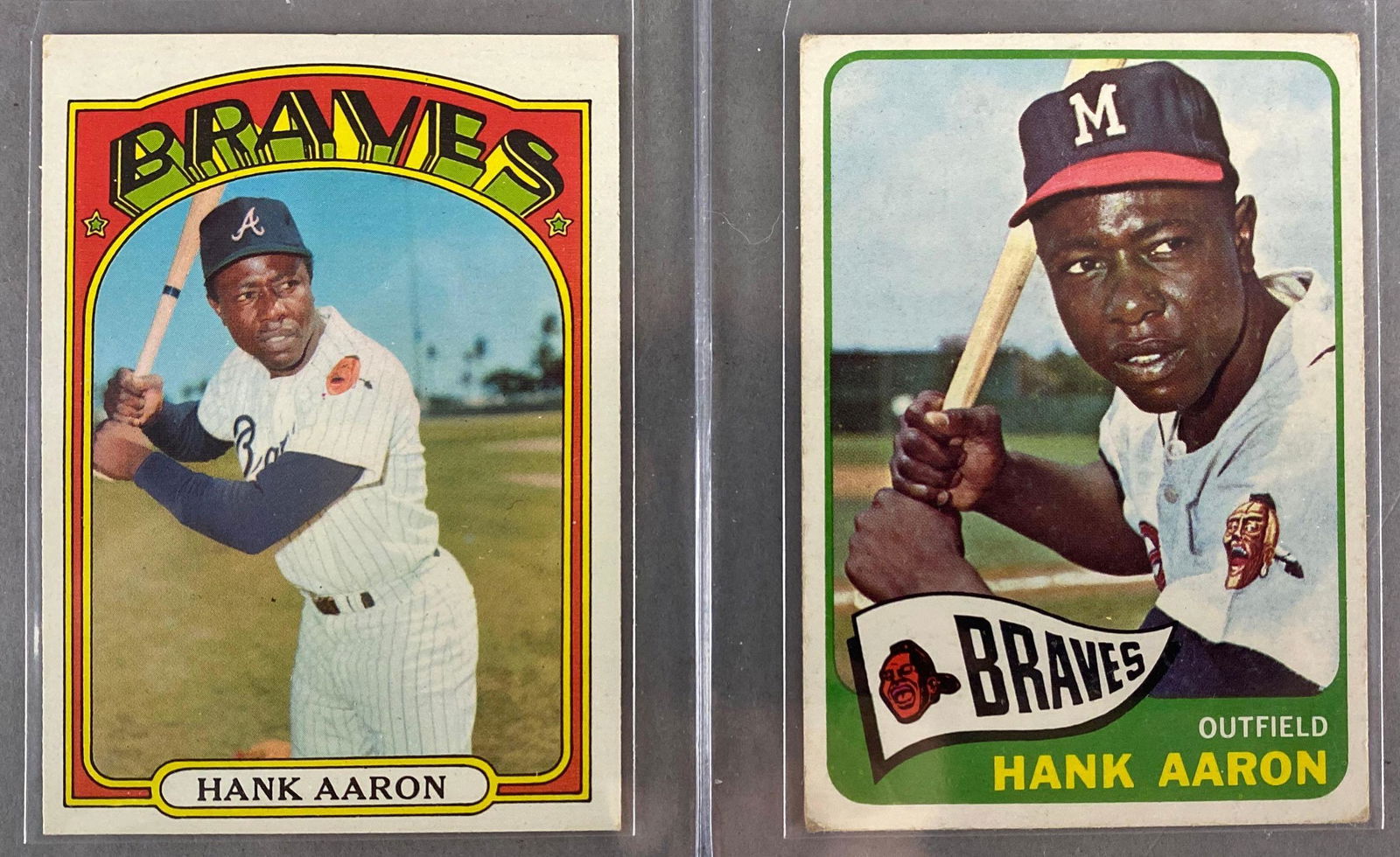 2 - Hank Aaron Cards (1 of 4)