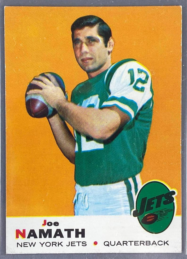 1969 Topps Joe Namath #100: EX - EXMTGreat Eye Appeal