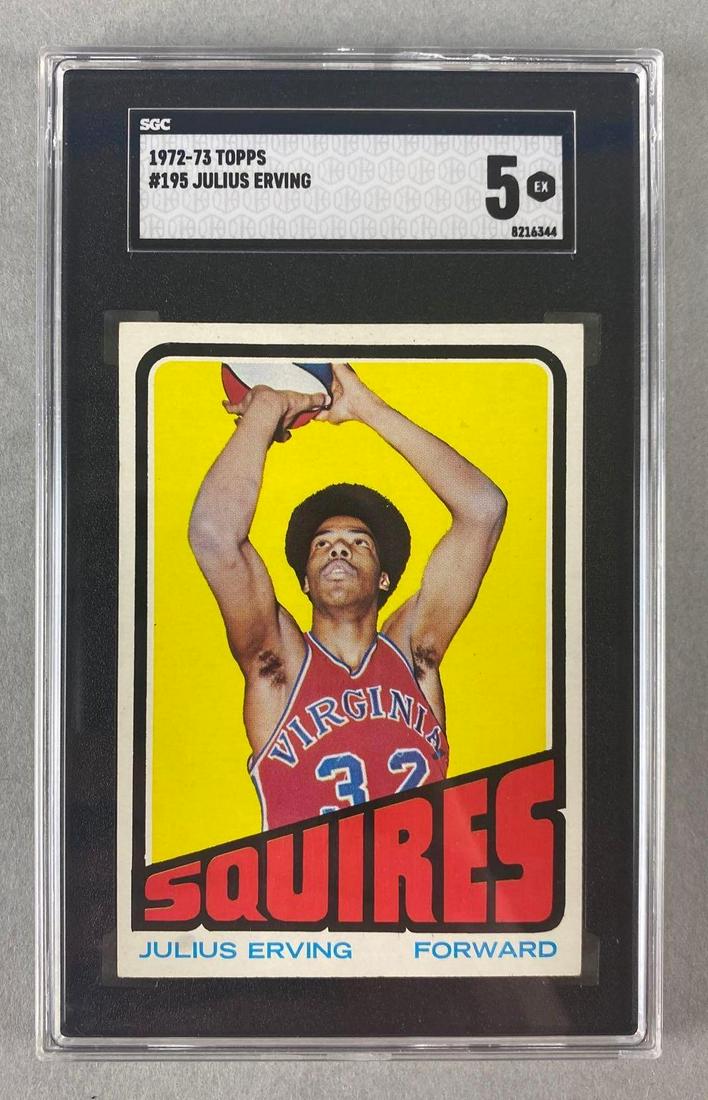 1972 - 73 Topps #195 Julius Irving SGC 5 (1 of 2)