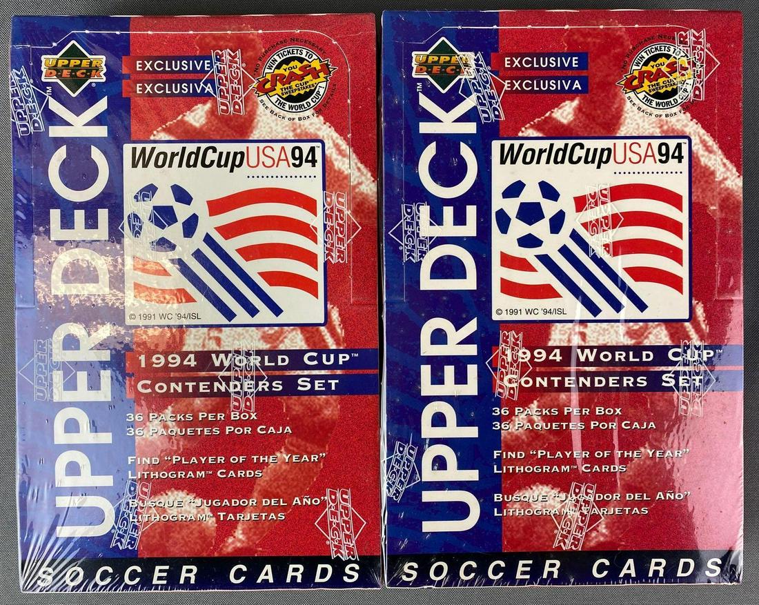 2 - 1994 Upper Deck World Cup Soccer Factory Sealed Boxes (1 of 3)