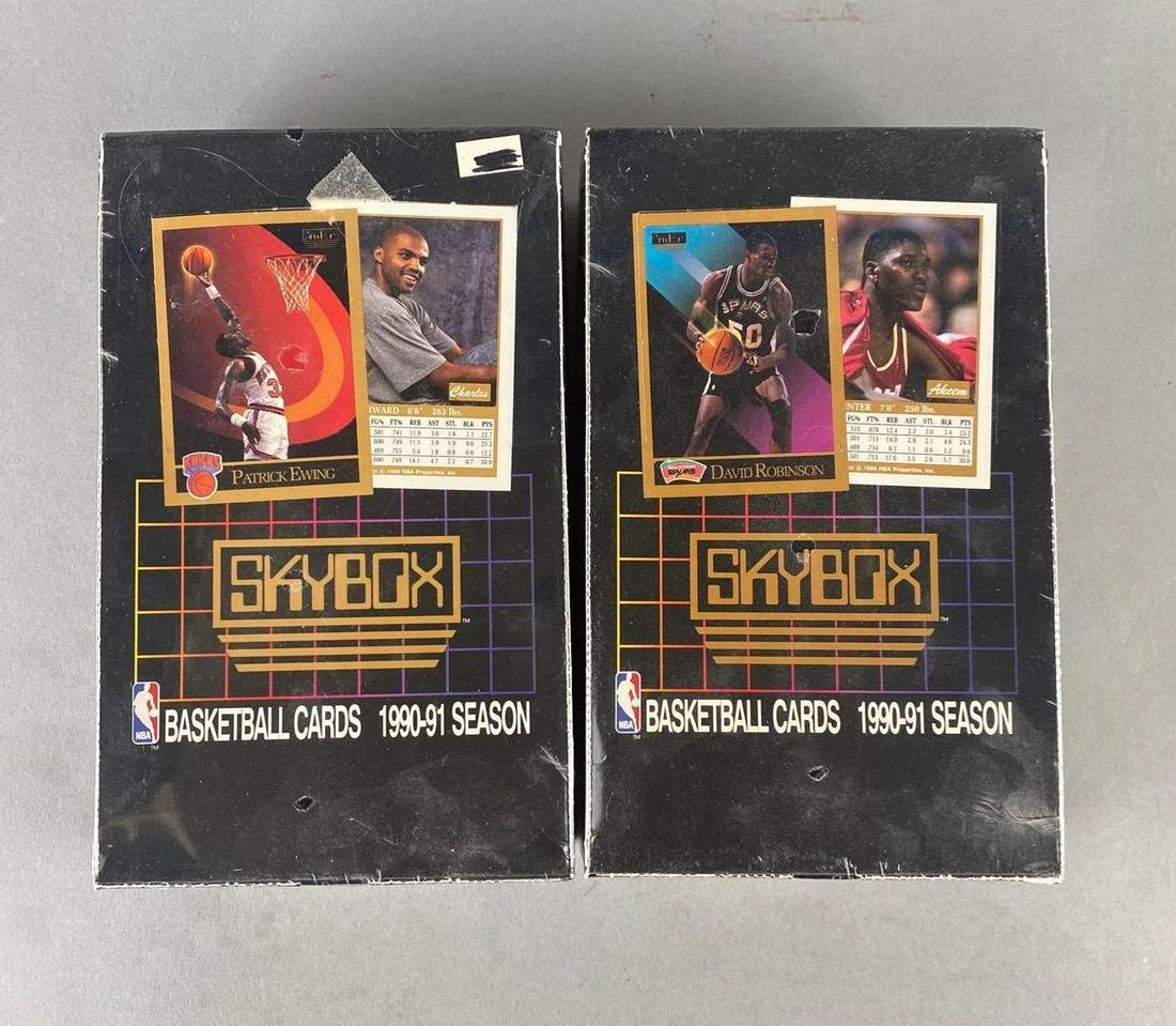 2 - 1990 - 91 Skybox Basketball Series 1 Factory Sealed Wax Boxes (1 of 3)