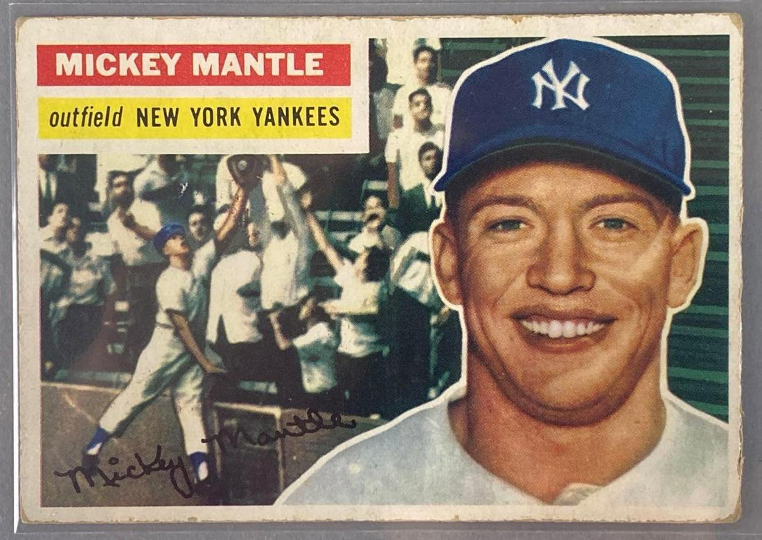 1956 Topps Mickey Mantle #135 (1 of 2)