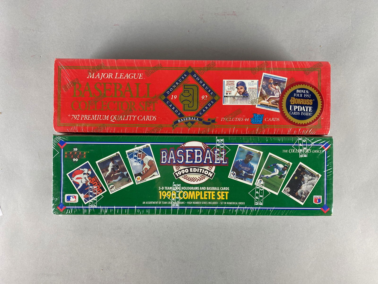 1990 Upper Deck and 1992 Donruss Baseball Factory Sealed Sets (1 of 4)