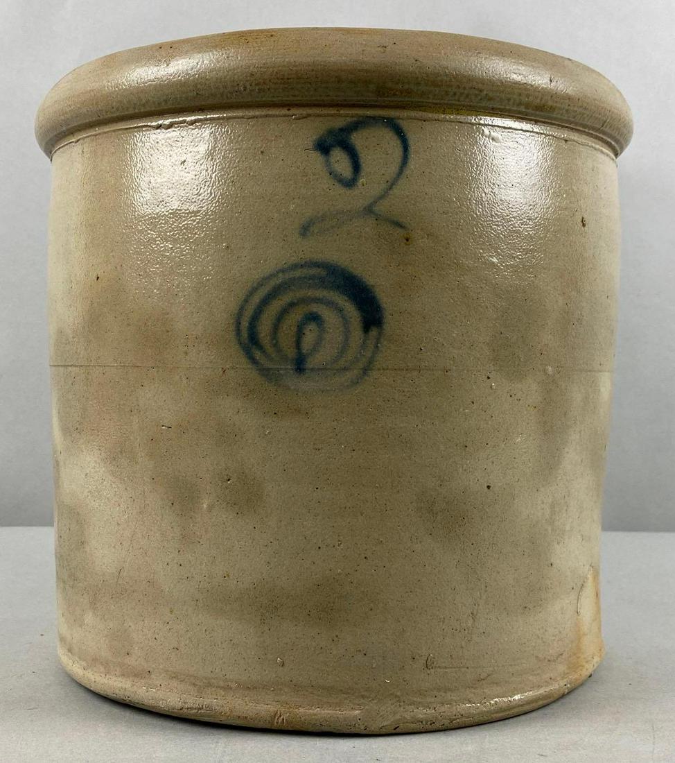 2 Gallon North Star Red Wing Salt Glaze Target Stoneware Crock: 10 x 10 1/4 x 10 1/4 inches