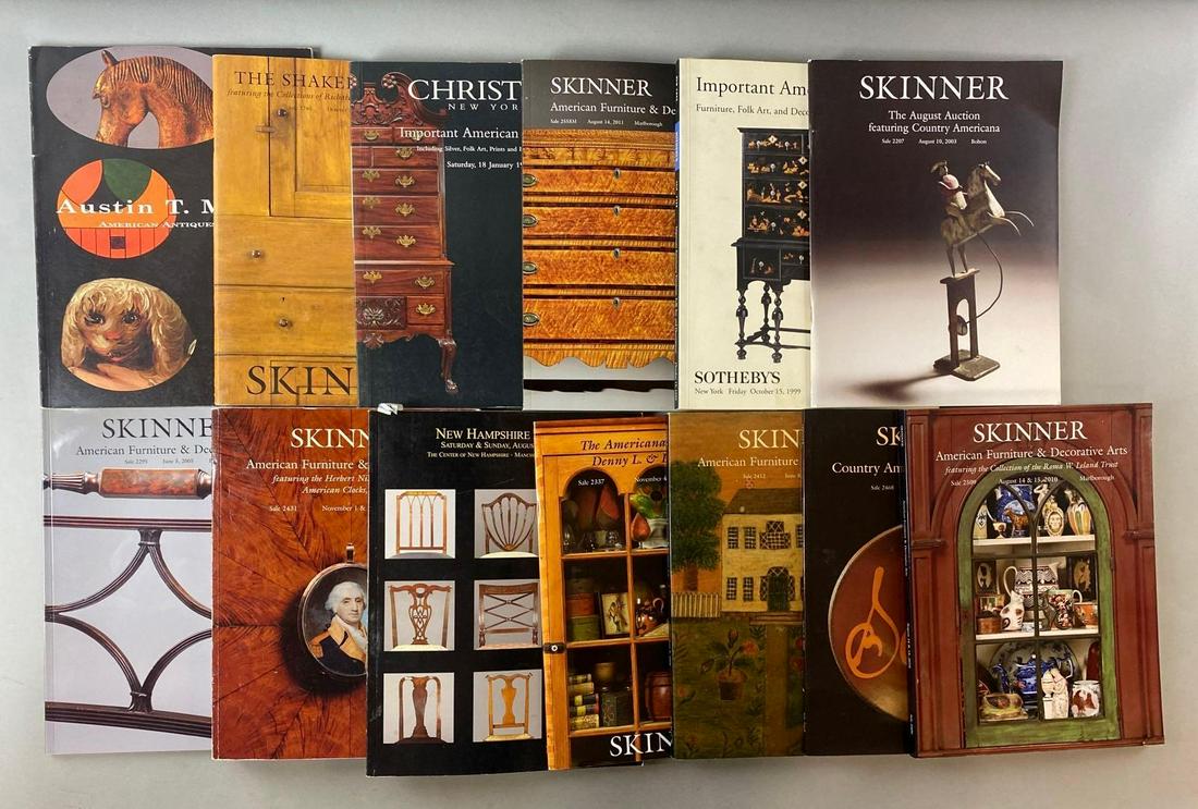 Group of 13 Assorted Auction Catalog Books (1 of 3)
