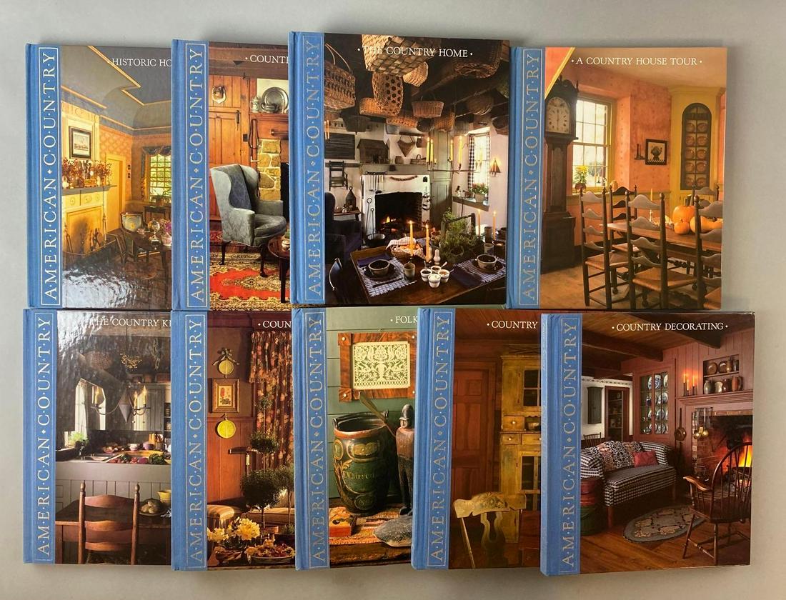 Group of 9 American Country Books (1 of 3)