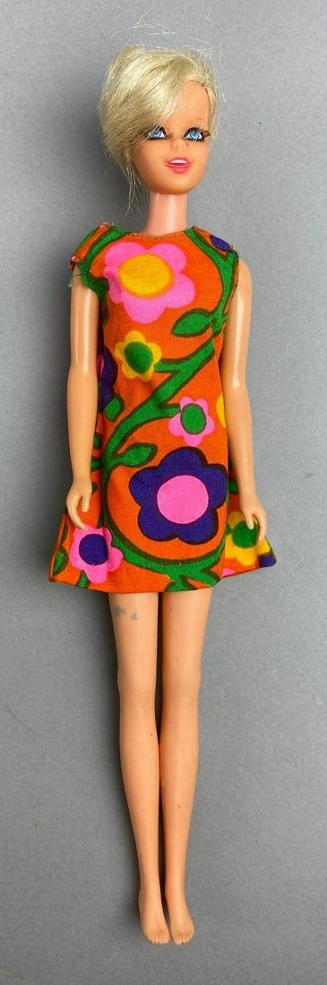 Vintage Mattel Barbie Twiggy Fashion Doll: 1966, made in Japan. 10 1/2 inches tall