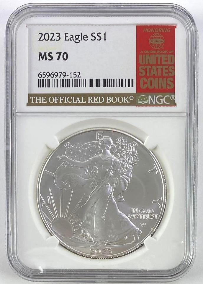 2023 American Silver Eagle (NGC) MS70 (1 of 2)