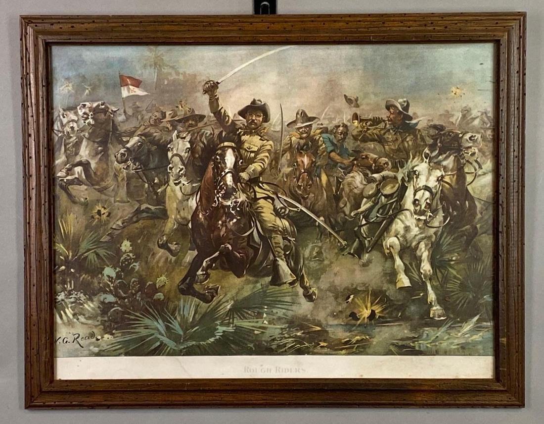W.G. Read Theodore Roosevelt Rough Riders Art Print (1 of 5)