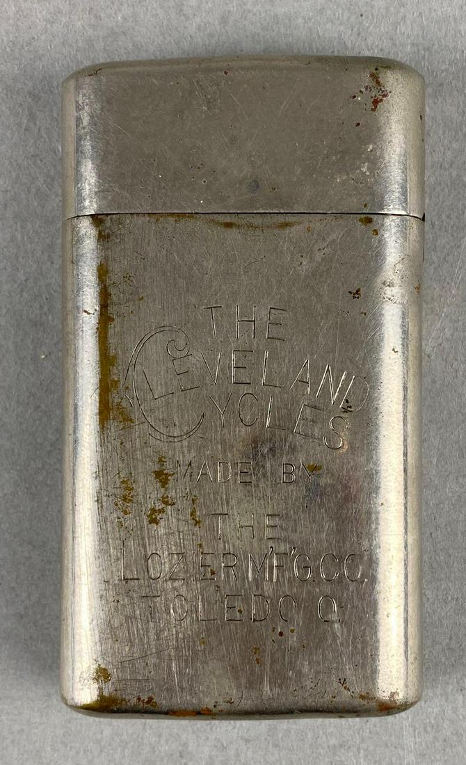 The Cleveland Cycles Advertising Match Safe (1 of 4)