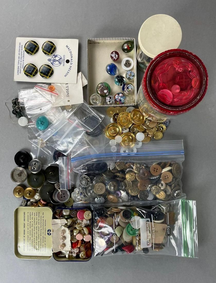 Large Group of Vintage Buttons (1 of 3)