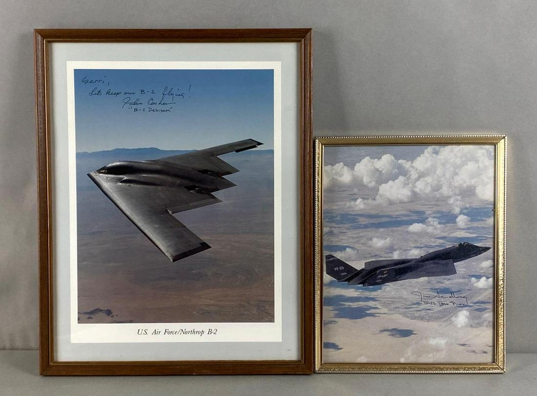 Group of 2 US Air Force Signed Photographs (1 of 4)
