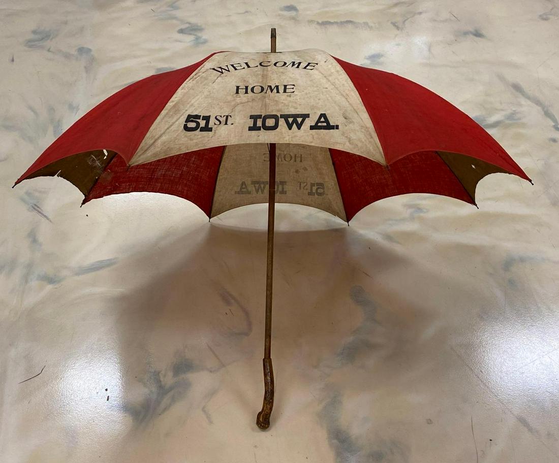 Welcome Home 51st Iowa Umbrella (1 of 4)