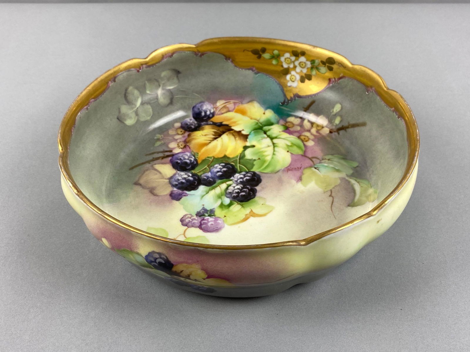 WA Pickard Hand Painted Porcelain Bowl (1 of 4)