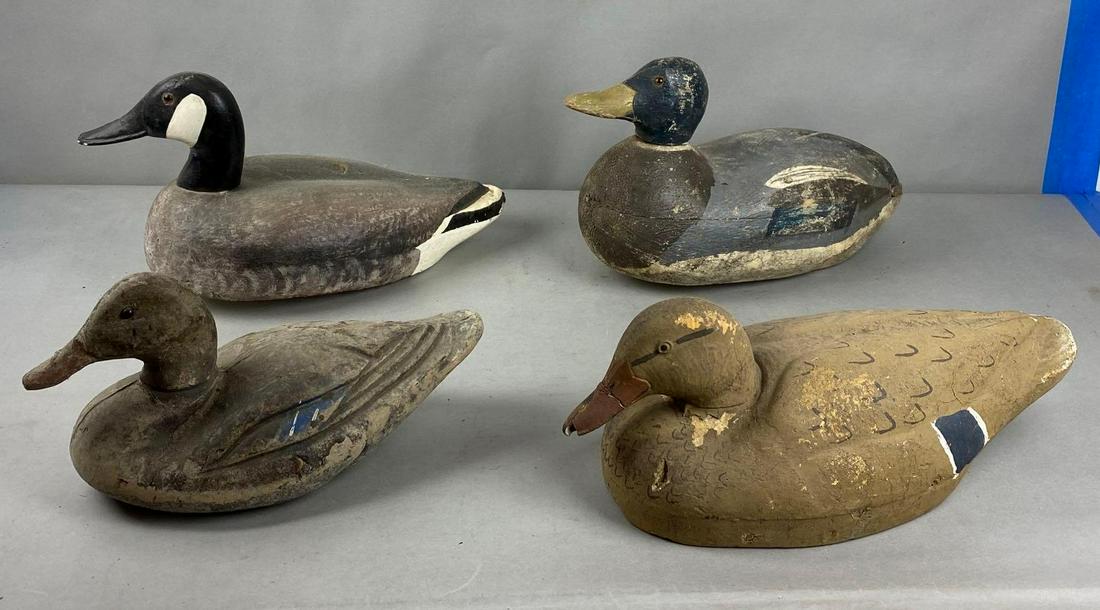 Group of 4 Duck Decoys (1 of 9)