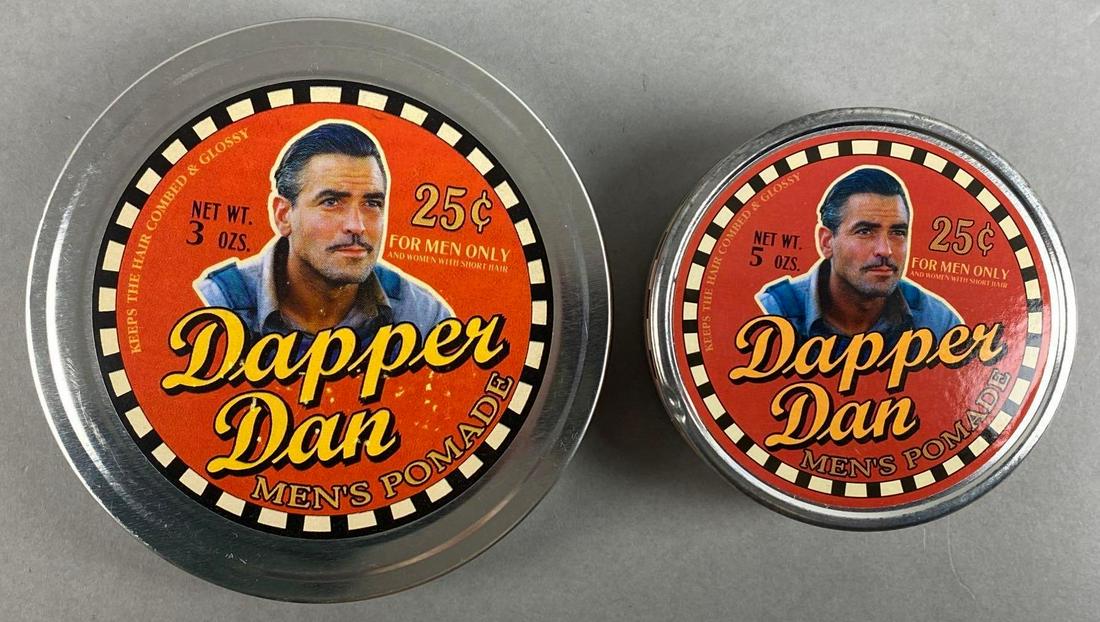 Group of 2 Oh Brother Where Art Thou Dapper Dan CD and Mens Pomade: Mens pomade is untouched. Largest packaging measures 5 inches in diameter