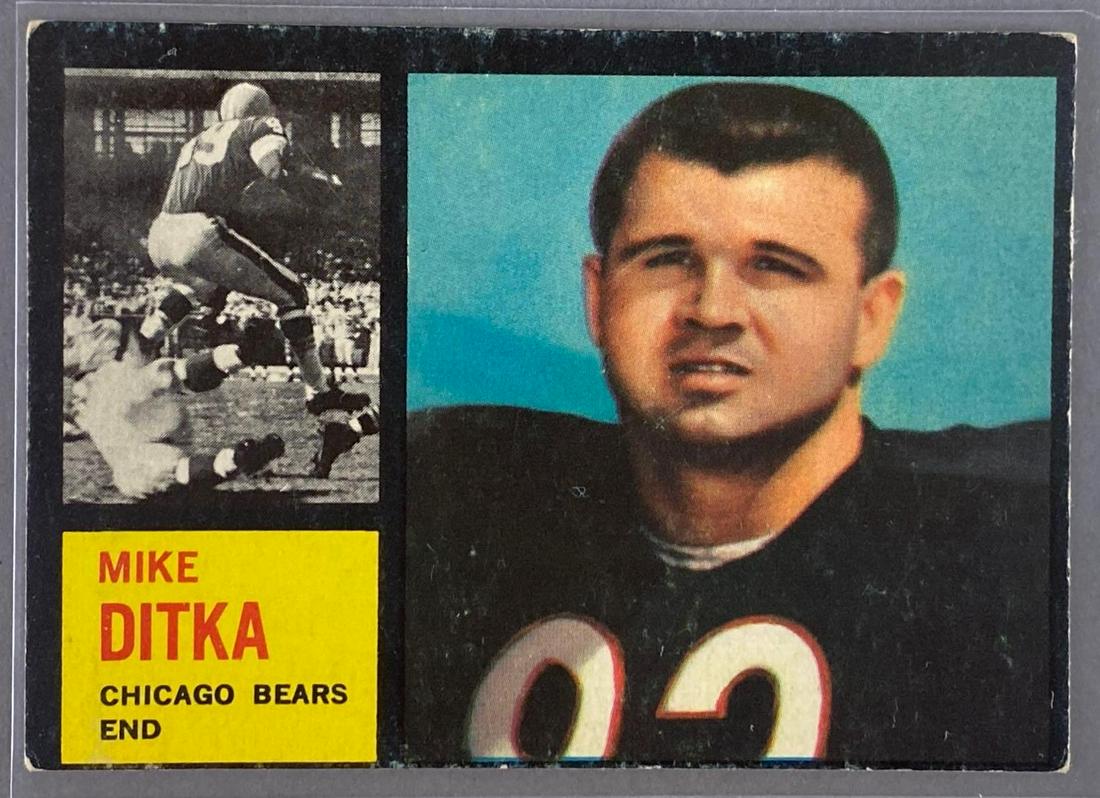 1962 Topps Mike Ditka #17 Rookie (1 of 2)
