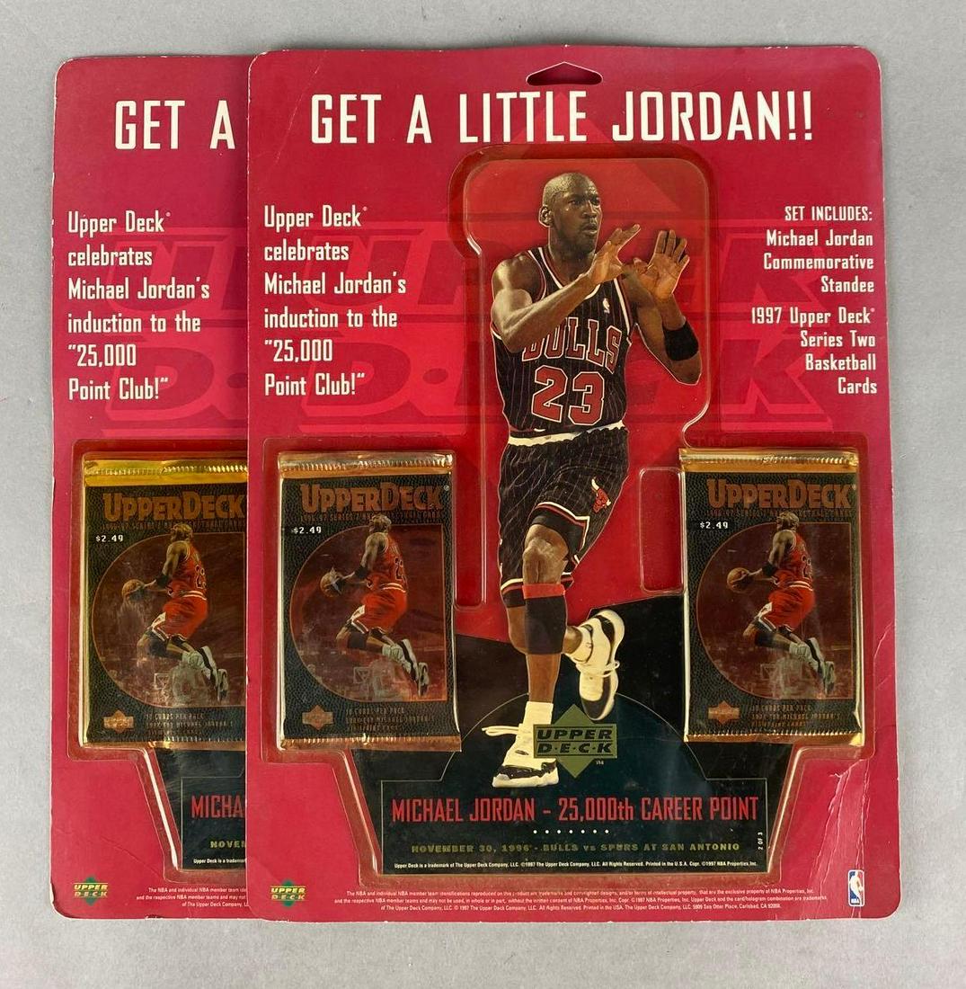 2 - 1996 Upper Deck Get a Little Jordan Unopened Mini Standup with 2 Series 2 Packs Rare Packing (1 of 2)