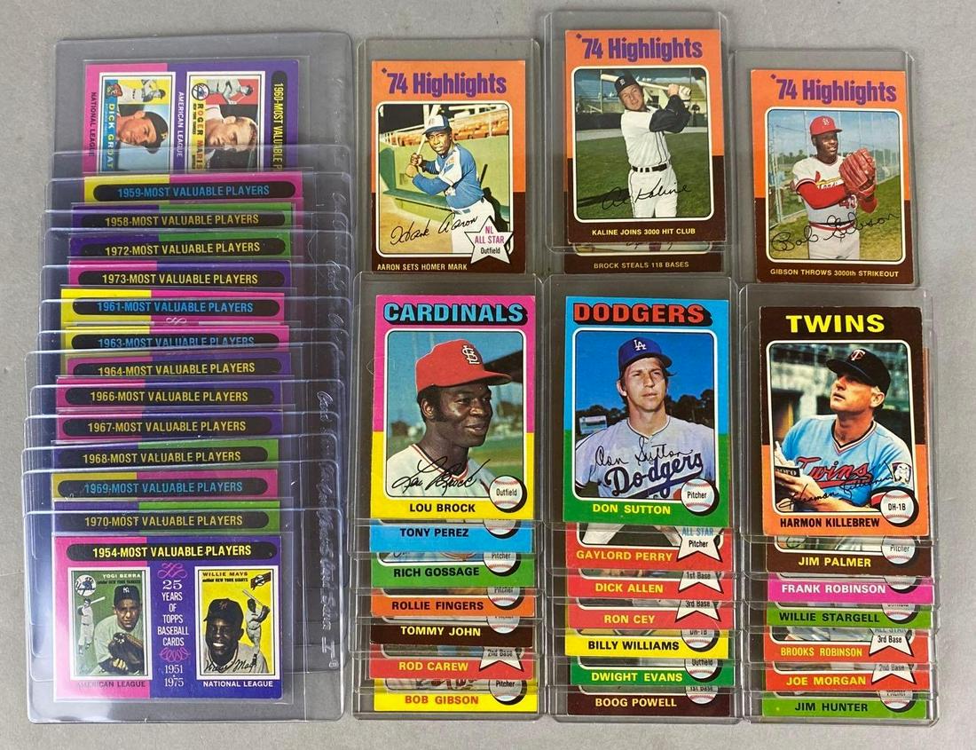 39 - 1975 Topps Baseball HOFs and Stars (1 of 2)
