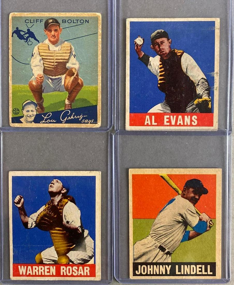 3 - 1948 Leaf and 1 - 1934 Goudey Baseball Cards (1 of 2)