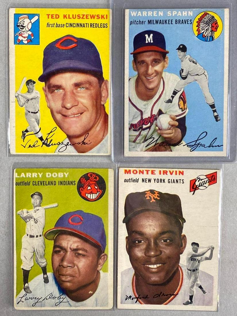 4 - 1954 Topps Baseball HOFs and Star Cards Set Break (1 of 2)