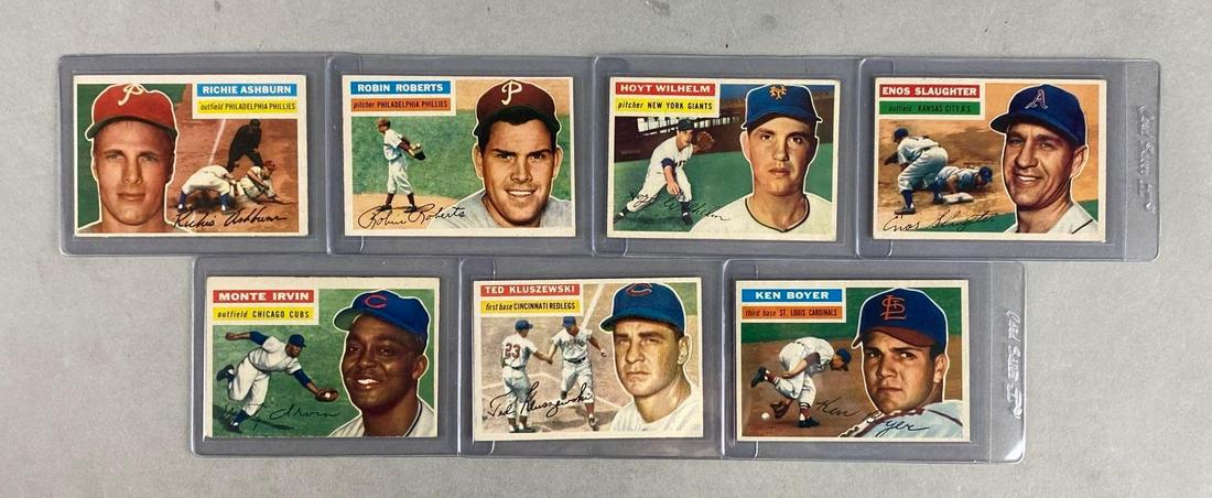 7 - 1956 Topps Baseball HOFs and Star Cards (1 of 3)