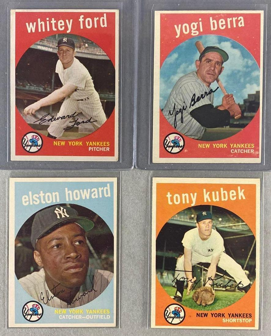 4 - 1959 Topps New York Yankees HOFs and Stars Set Break (1 of 2)