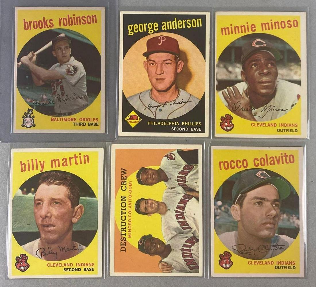 6 - 1959 Topps Baseball HOF and Stars Set Break (1 of 2)