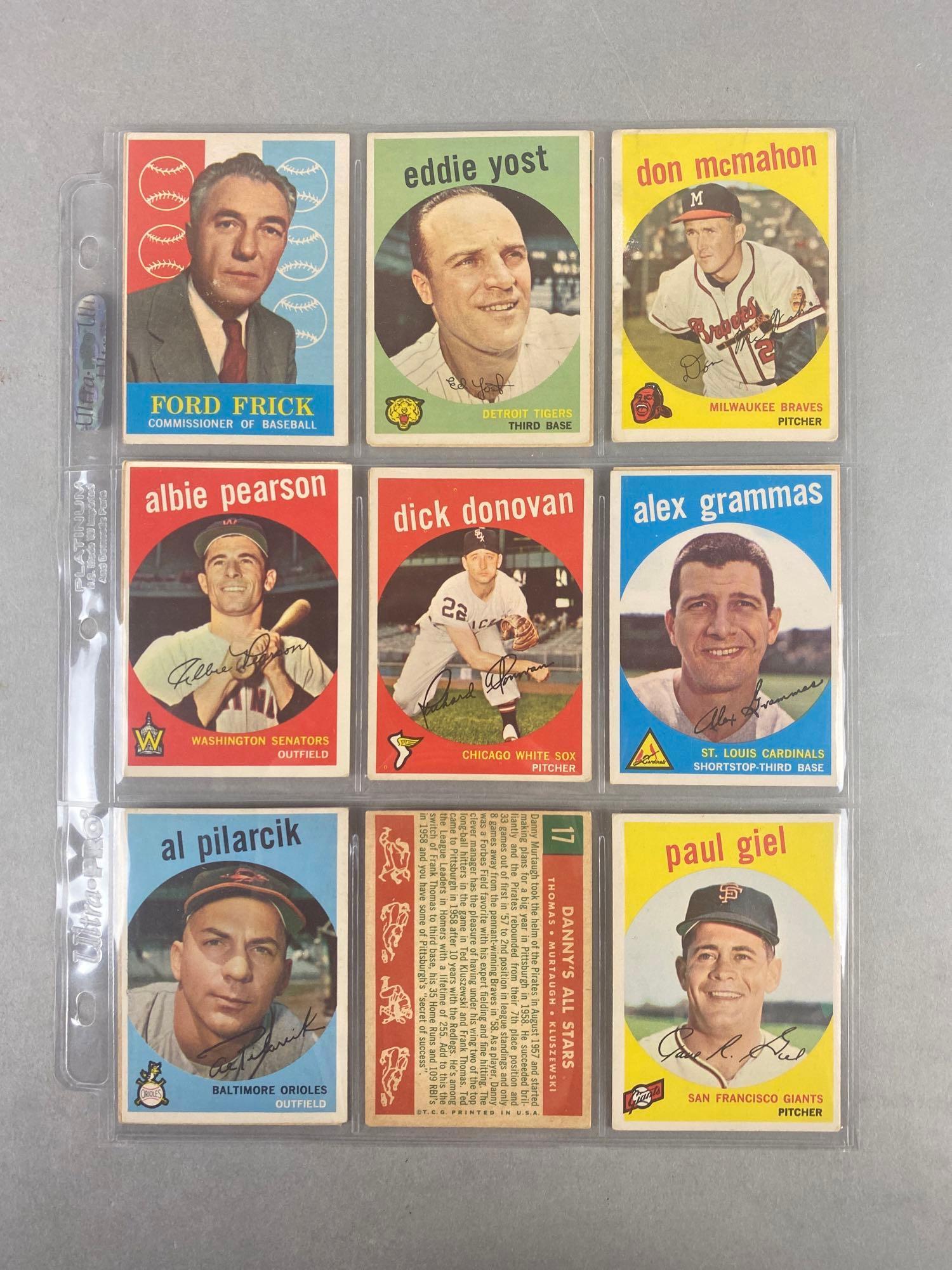 102 - 1959 Topps Baseball Series 1 Set Break (1 of 12)