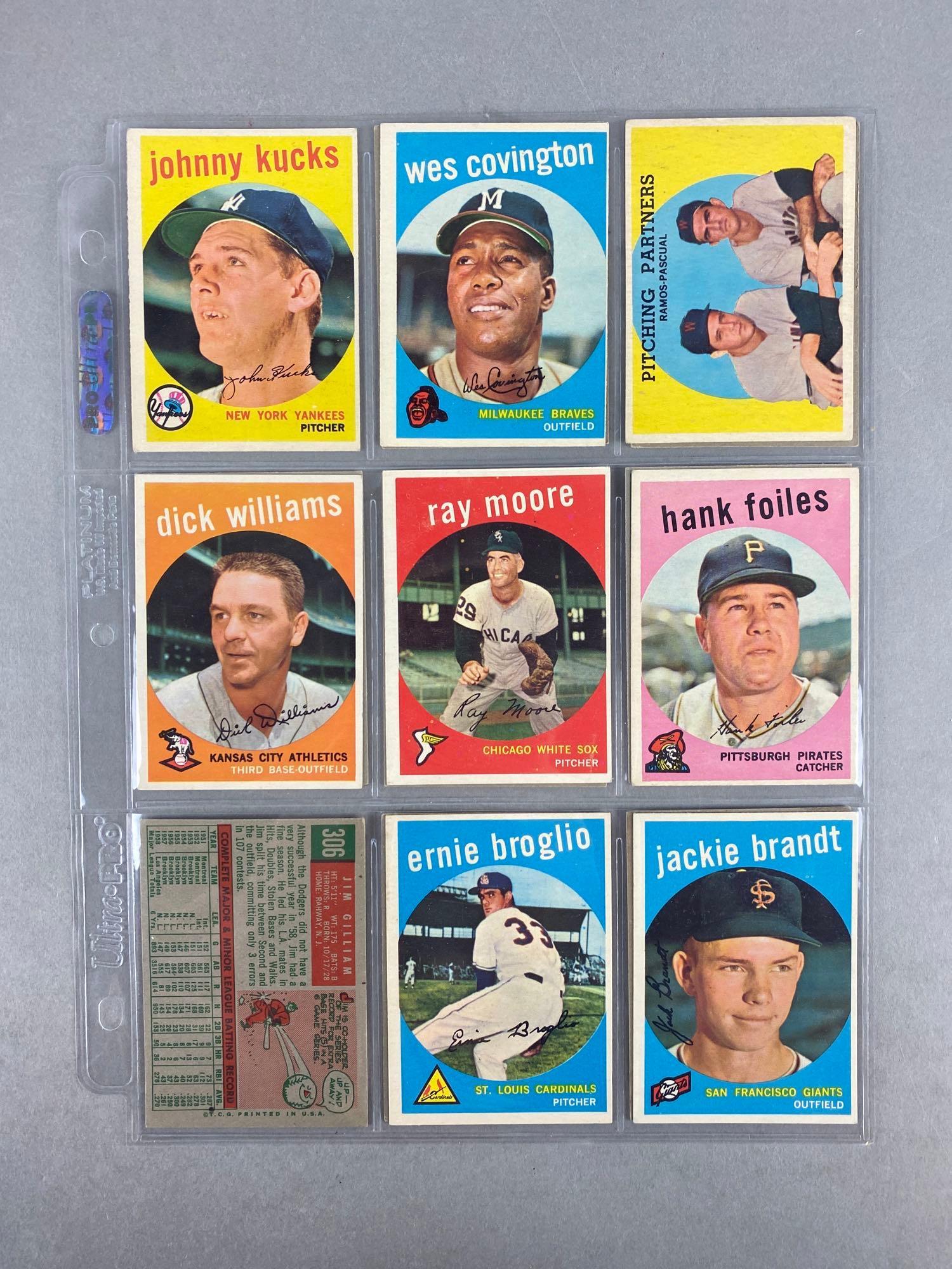 80 - 1959 Topps Baseball Series 4 Set Break (1 of 10)