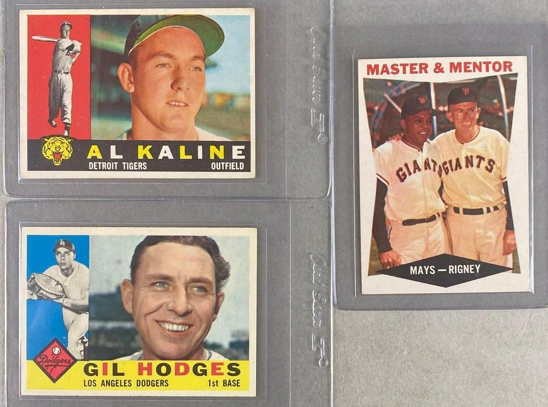 3 - 1960 Topps Baseball HOFs Set Break (1 of 2)